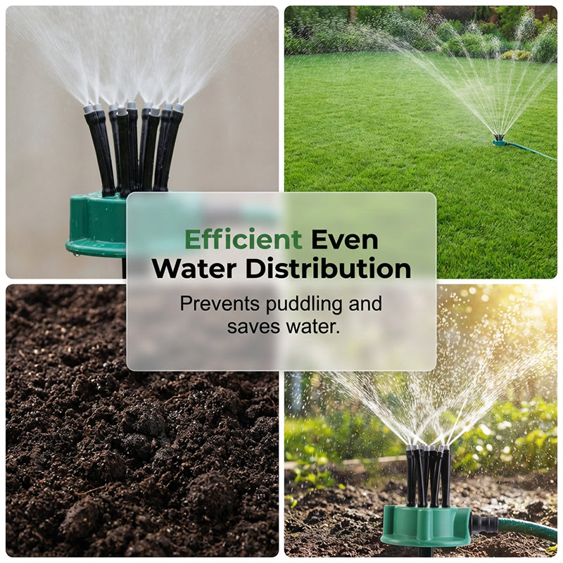 360° Coverage Precision Garden Irrigation Sprinkler  Buy 2  Get 1 FREE – you get 3!