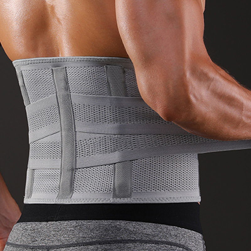 🩹 Dual-Strap Compression Back Brace – Removable Stays, Adjustable, Breathable Mesh 🏃‍♂️ ✨