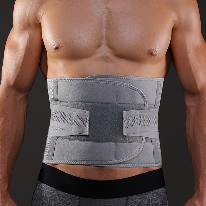 🩹 Dual-Strap Compression Back Brace – Removable Stays, Adjustable, Breathable Mesh 🏃‍♂️ ✨