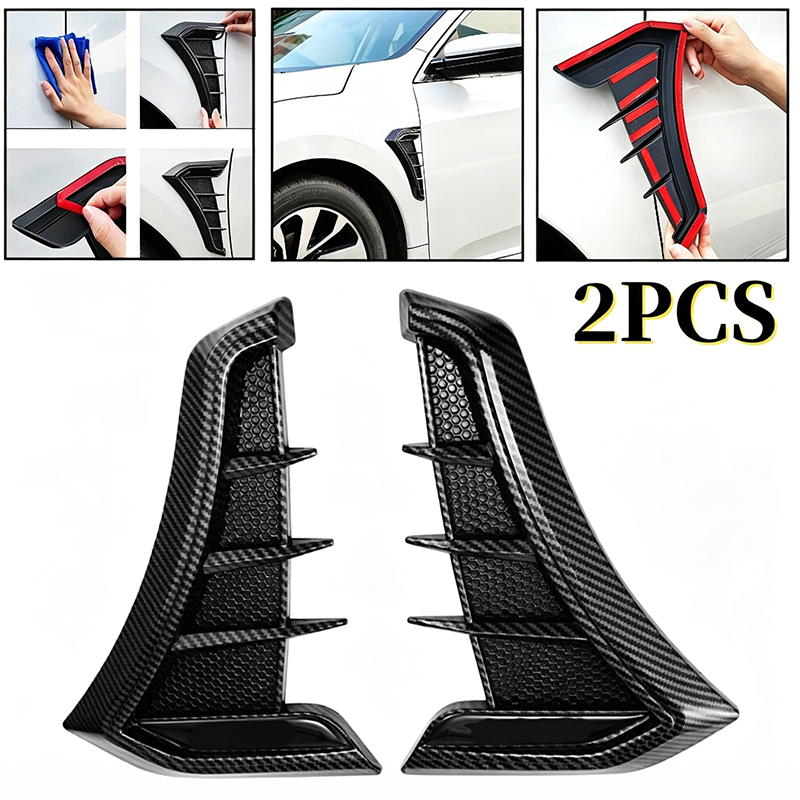 🏁 LIMITED-TIME 50% OFF! ✨ Car Side Fender Vents Stickers – Sporty, Scratch Cover ✨