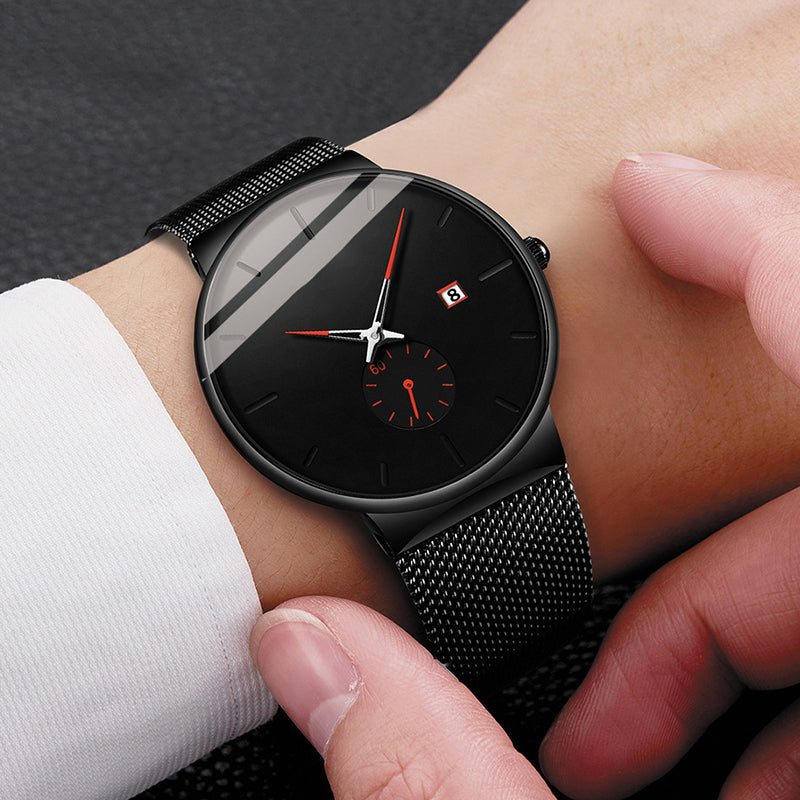 Men's Minimalist Waterproof Quartz Watch
