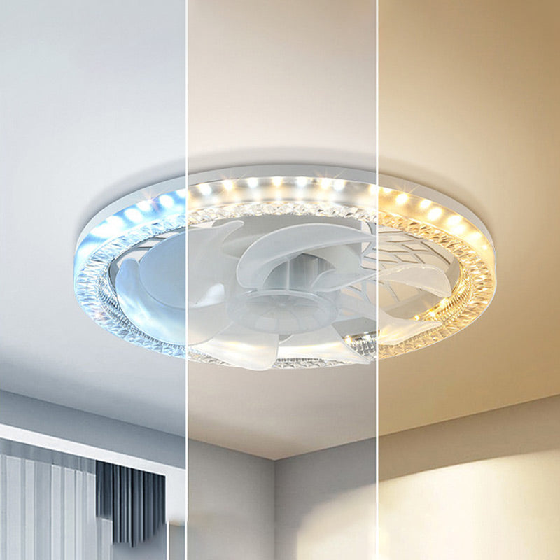 2-in-1 Quiet Adjustable Fan Light with Remote Control for the Bedroom