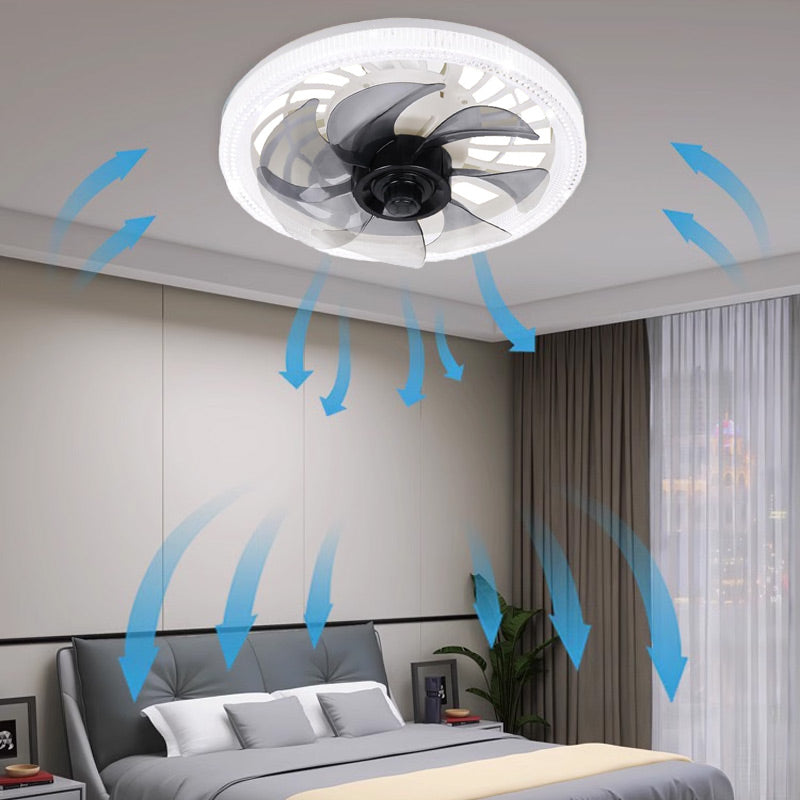 2-in-1 Quiet Adjustable Fan Light with Remote Control for the Bedroom