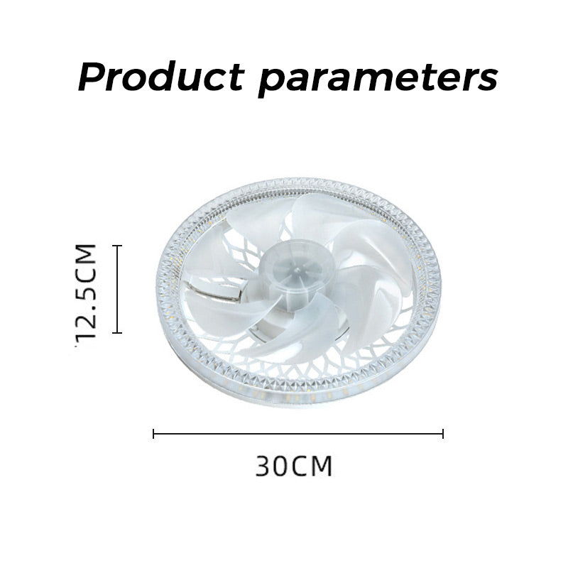 2-in-1 Quiet Adjustable Fan Light with Remote Control for the Bedroom