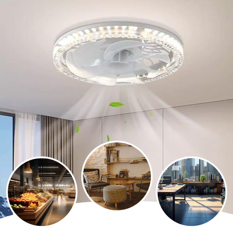 2-in-1 Quiet Adjustable Fan Light with Remote Control for the Bedroom