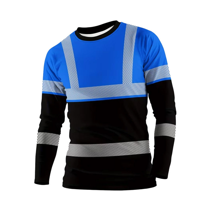 ✨ Men’s 3D Printed Active Shirt – High-Visibility, Breathable, Athletic Fit 🌿