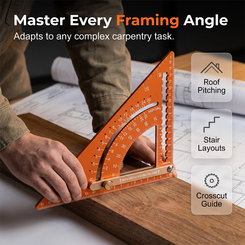 📐 LIMITED-TIME 50% OFF! ✨ Precision Woodworking Triangle Square – Alloy, Adjustable, Anti-Rust 🛠️