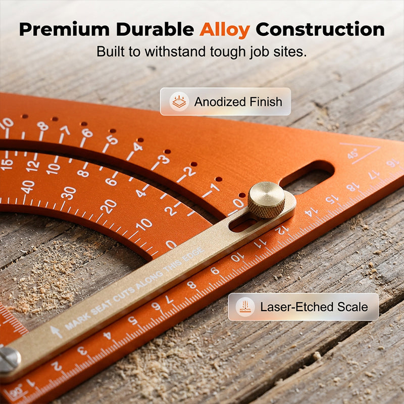 📐 LIMITED-TIME 50% OFF! ✨ Precision Woodworking Triangle Square – Alloy, Adjustable, Anti-Rust 🛠️