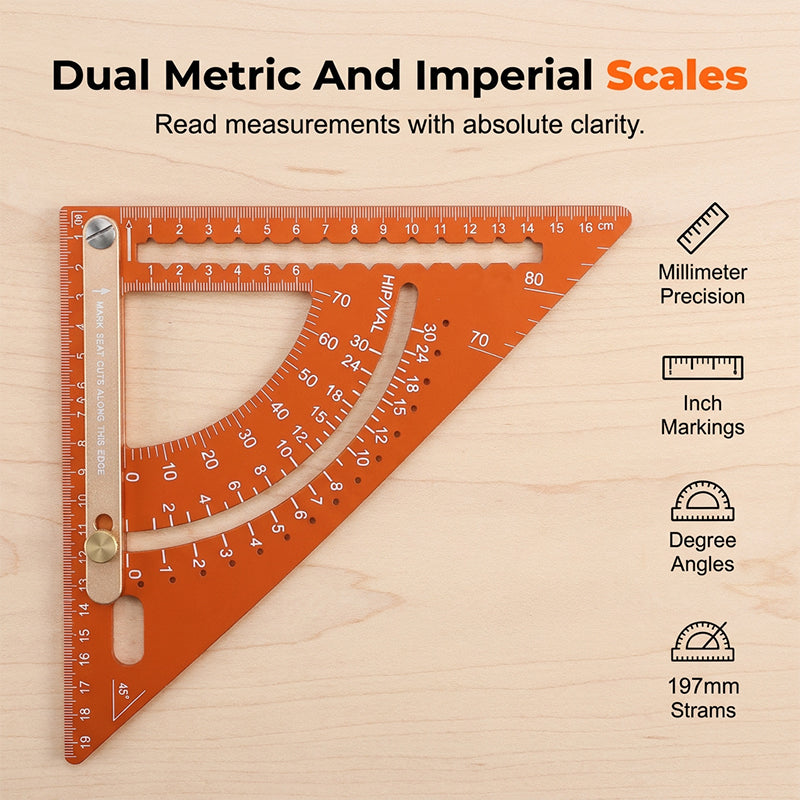 📐 LIMITED-TIME 50% OFF! ✨ Precision Woodworking Triangle Square – Alloy, Adjustable, Anti-Rust 🛠️