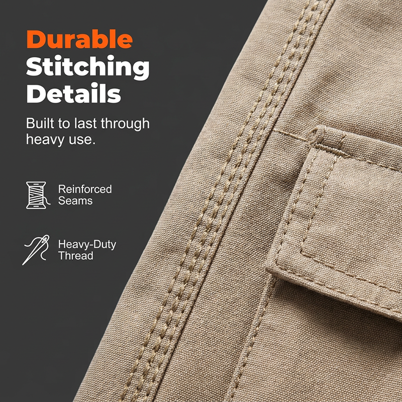 ✨ Men's Zip-Up Cargo Shorts – Breathable, Secure Pockets, Loose Fit 🏞️