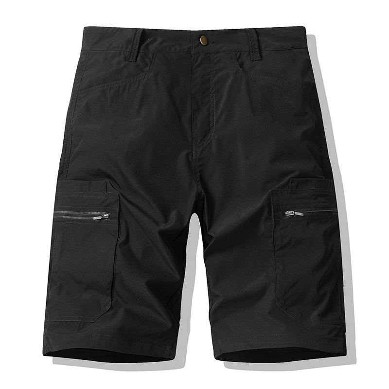 ✨ Men's Zip-Up Cargo Shorts – Breathable, Secure Pockets, Loose Fit 🏞️