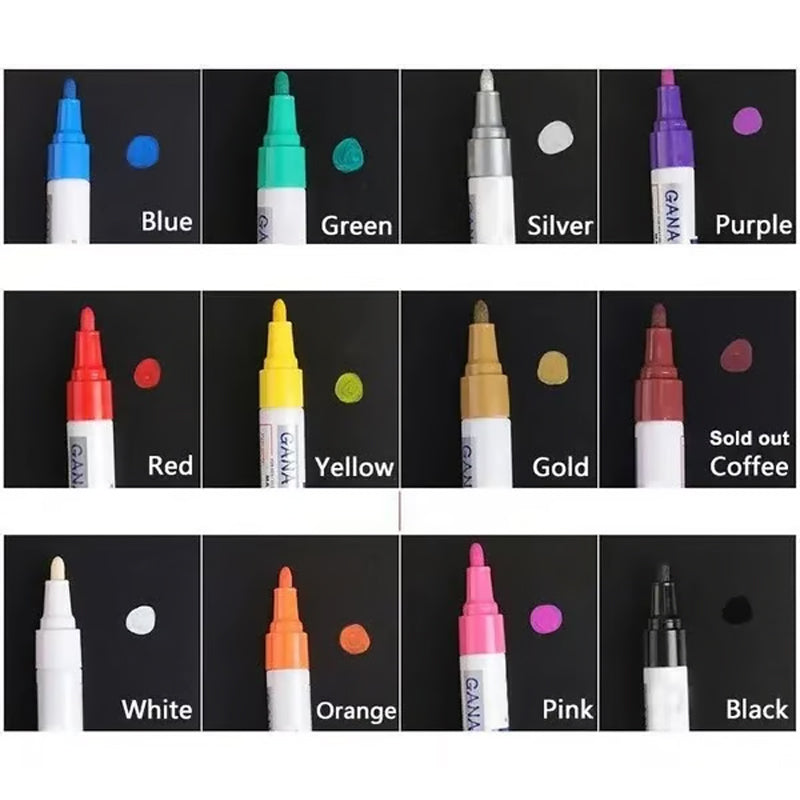 Oil-based waterproof deck pen