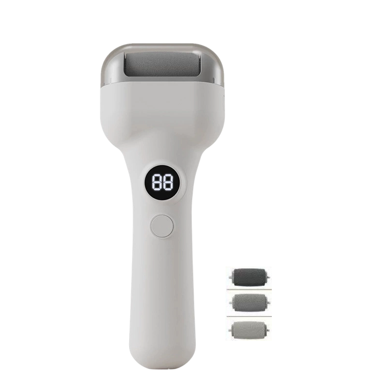 Rechargeable electric pedicure tool with intelligent pressure sensor