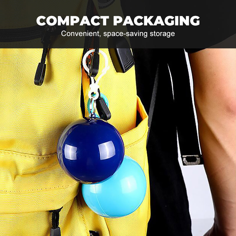 🌧️ Portable, disposable raincoat – ✨ Feather-light, instant protection, and a smooth, worry-free outing 🎒🏕️