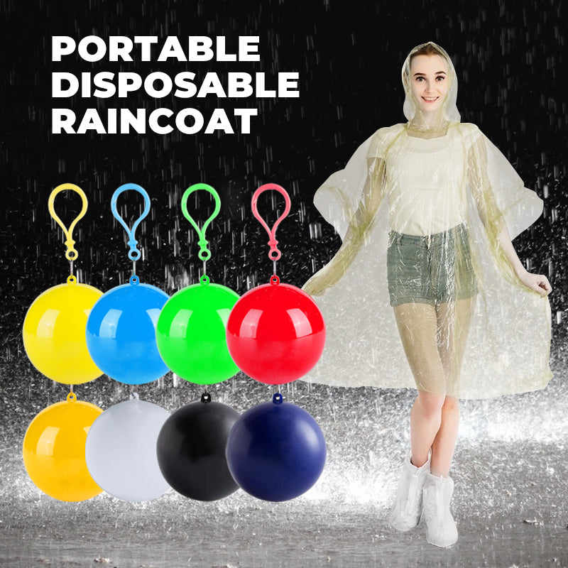 🌧️ Portable, disposable raincoat – ✨ Feather-light, instant protection, and a smooth, worry-free outing 🎒🏕️