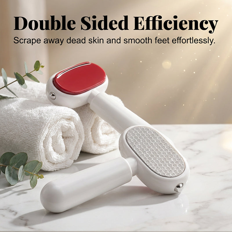 ✨🦶Double-Sided Foot Scraper – Easily Removes Calluses and Dead Skin