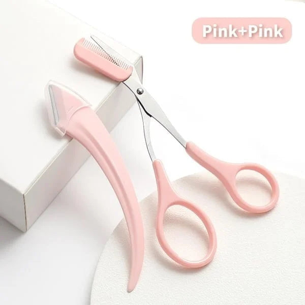 🎉 2026 Sale — Over 27,500 Sold!✂️ Eyebrow Scissors With Comb