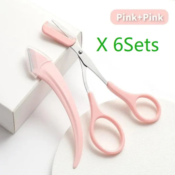 🎉 2026 Sale — Over 27,500 Sold!✂️ Eyebrow Scissors With Comb