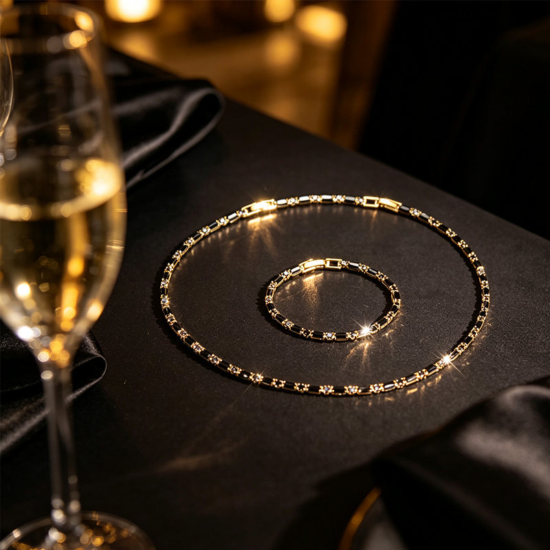 📢📢50% OFF !! ⏰Sparkling Jewelry Set for Men