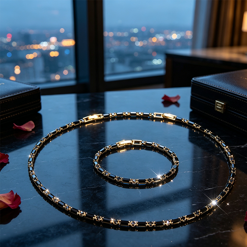 📢📢50% OFF !! ⏰Sparkling Jewelry Set for Men