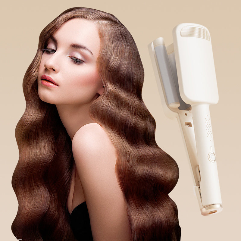 💇 LIMITED-TIME 50% OFF! ✨ 32MM Wavy Hair Curler – Negative Ion, Adjustable Temp 🔥