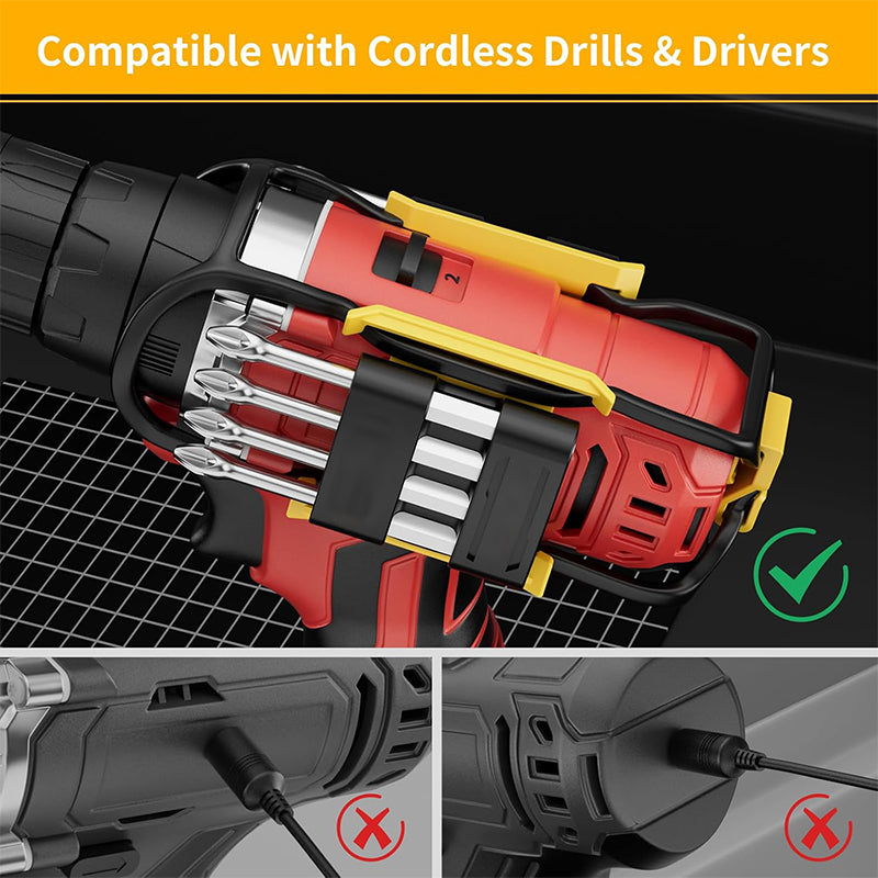 🔩 LIMITED‑TIME 50% OFF! ⚡Universal Bit Holder for Cordless Drills – Multi‑Pocket, Non‑Slip Secure Mount ✨