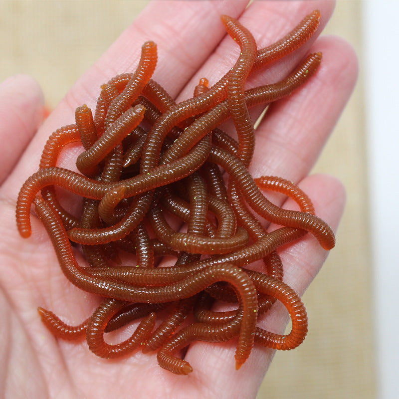 🎣 LIMITED-TIME 50% OFF! ✨ Simulation Earthworm Soft Fishing Lures – Scented, Lifelike, Durable 🌊