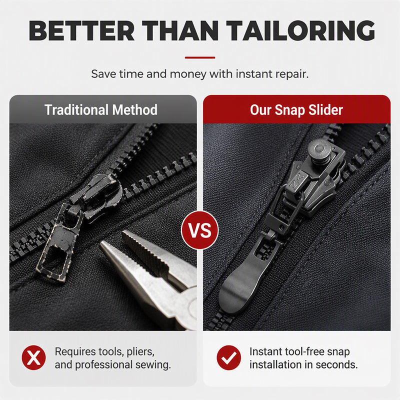 🥳HOT SALE🥳💞10K+ SOLD! Zipper Pull – From £8.99! Snap-on, no tools & durable alloy. Fix zippers fast – grab yours! ✅