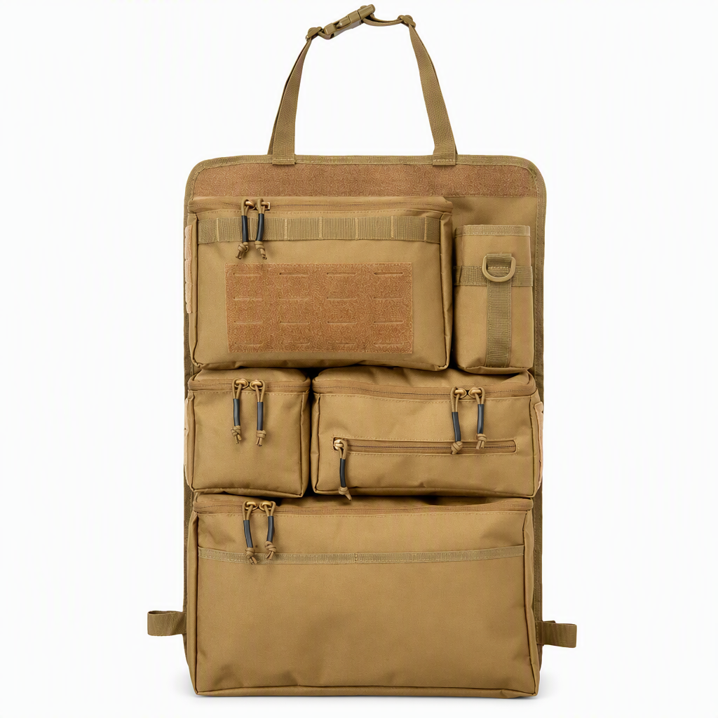 🚙 LIMITED-TIME 50% OFF! 🎒 Heavy Duty Tactical Car Backseat Organizer – Wear-resistant, Multi-pocket, Easy Mount 🛠️
